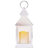 EMOS LED decoration - lantern antique white flashing, 3x AAA, indoor, vintage, timer - Lantern