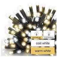 EMOS Profi LED-Verbindungskette blinkend - Eiszapfen, 3 m, für den Outdoorbereich, warm-/kaltweiß - Lichterkette