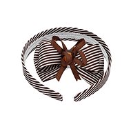 Ewena Čelenka dětská se skřipcem hnědá - Hairband