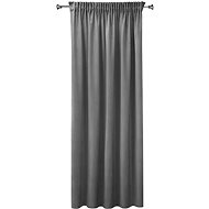 4 sleep Solid colour finished curtain 150 × 250 cm - Bella grey - Drape
