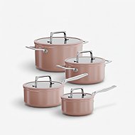 FABINI sada nádobí Meda 5.0 Pro 16–24 cm, 8 dílů, broskvově růžová - Cookware Set
