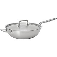 FABINI Wok pánev nerezová s poklicí Lucca 4.0 Pro 30 cm - Pan