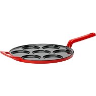 FABINI Pánev na lívance litinová Mattia 3.0 Standard 26 cm, lesklá červená - Pancake Pan
