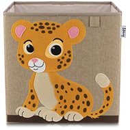 Lifeney Aufbewahrungsbox LEOPARD, 33 × 33 × 33 cm - Aufbewahrungsbox