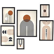 Factory Photo frame MOKA, 5 sizes, 6 photos, black - Photo Frame