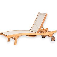 FaKOPA Teak deckchair ELISA 200 cm - Garden Lounger