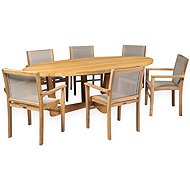 FaKOPA FLORES ROMA NEW set made of recycled Teak - Garden Furniture