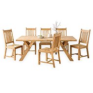 FAKOPA SPIDER + NANDA set made of recycled Teak 200 × 100 cm - Garden Furniture
