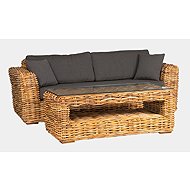 FAKOPA Rattan set Tosca+Taburet - Garden Furniture