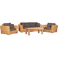 FAKOPA Rattan set Tosca+Recycle - Garden Furniture