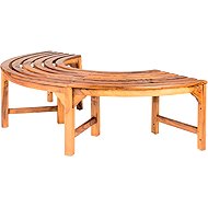 FaKOPA Teak circular bench AGNES 165 cm without backrest - Garden Bench