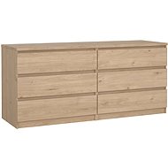 FALCO Dresser SIMPLICITY 232 jackson hickory - Chest of Drawers