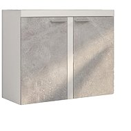 FALCO Rizo 2D white/concrete chest of drawers - Chest of Drawers