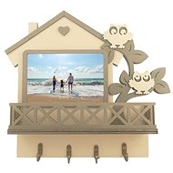 Falixen - Keyring with photo frame "Owls" - Key Holder