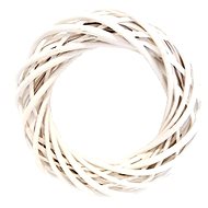 Falixen - Wicker wreath white 20cm - Decoration