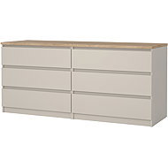 FALCO Komoda Simplicity 232 kašmír/jackson hickory - Chest of Drawers