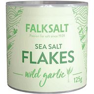 FALKSALT Mořská vločková sůl česneková, 125 g - Spices