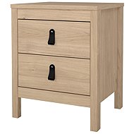 FALCO Real 660 Jackson Hickory Bedside Table - Night Stand