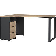 FALCO Sigal 600/03, grey / jackson hickory - Writing Desk