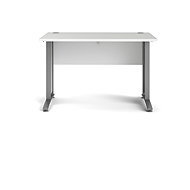FALCO Office 80400/70, white / silver - Writing Desk