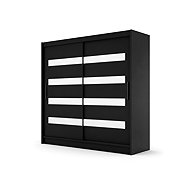 Falco Berger XI 180cm Black/White Lacobel - Wardrobe