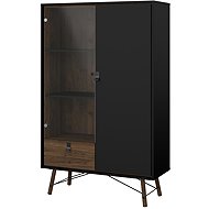 Falco Rain 008 Cabinet Black/Walnut - Cabinet