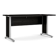 FALCO Office desk 80400/71, black / silver - Writing Desk