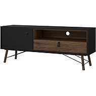 Falco Rain TV Stand Black/Walnut - TV Table