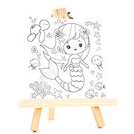 FANDY Canvas with pattern and easel 176075 - Art Canvas