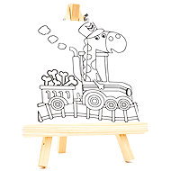 FANDY Canvas with pattern and easel 176055 - Art Canvas