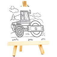 FANDY Canvas with pattern and easel 176074 - Art Canvas