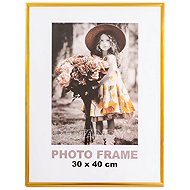 FANDY Photo Frame – Simple 2 Plastic Frame 30 × 40 4, gold - Photo Frame