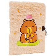 FANDY A5 Fluff 02 Lockable Diary, Capybara - Journal