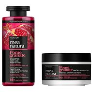 Farcom Mea Natura Shampoo Gr. Apple Everyday Use 300 ml + Hair Mask Gr. Apple 250 ml - Haircare Set