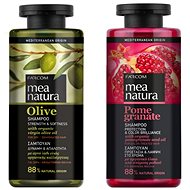 Farcom Mea Natura Shampoo Gr. Apple, colour protection, 300 ml + Olive Shampoo Strength and Softness - Haircare Set