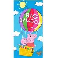 FARO Baby towel 70 × 140 cm, Peppa Pig balloon - Children's Bath Towel