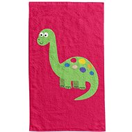 Faro Baby towel 30 × 50 cm, Dinosaurus raspberry - Towel
