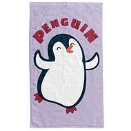 Faro Baby towel 30 × 50 cm, Penguin lilac - Towel