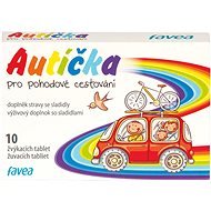 Autíčka (Toy Cars) for Relaxing Travel, 10 Chewable Tablets - Dietary Supplement