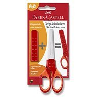 Faber-Castell Grip 13 cm red - Children’s Scissors