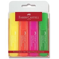 Faber-Castell  Textliner 1546 –sada 4 farieb - Zvýrazňovač