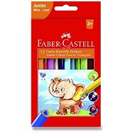 Faber-Castell Extra JUMBO 12 Farben - Buntstifte