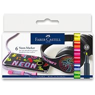 Faber-Castell in Neon Colours, 6 Colours - Marker