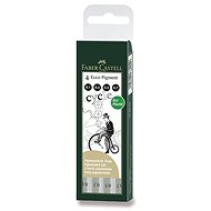 FABER-CASTELL Ecco Pigment 0.1, 0.3, 0.5, 0.7 mm - set of 4 - Markers