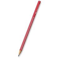 FABER-CASTELL Sparkle B trojhranná, červená - Pencil