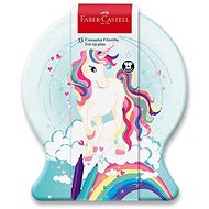 FABER-CASTELL Connector Unicorn im Blech, 33 Farben - Filzstifte