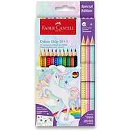 FABER-CASTELL Grip Unicorn, 10+3 colours - Coloured Pencils