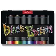 FABER-CASTELL Black Edition fémdobozban, 36 színben - Színes ceruza