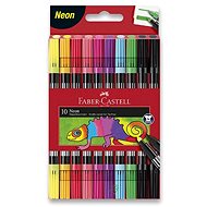 FABER-CASTELL doppelseitig, 10 Farben, Neon - Filzstifte