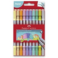 FABER-CASTELL double-sided, 10 colours, pastel - Felt Tip Pens